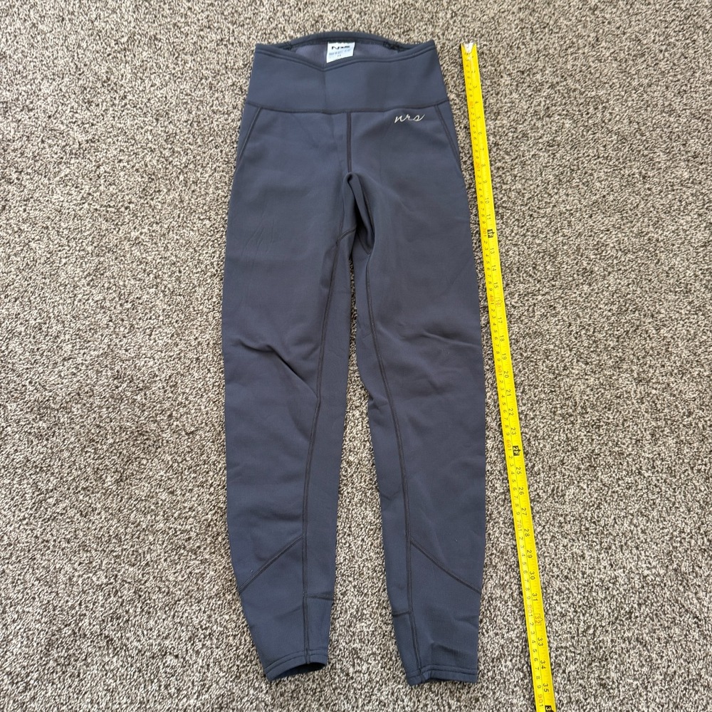 NRS Women's  Leggings Neoprene Rashguard Gray Size XS Raft Kayak Canoe